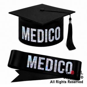 KIT ME RECIBI MEDICO METALIZADO CON PLATA TORNASOL